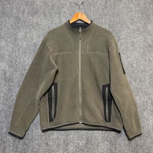 Arcteryx Covert Cardigan Men's Size L Polartec Beige Full Zip Fleece Jacket
